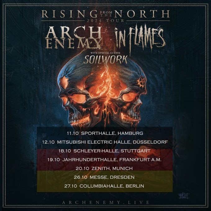 ARCH ENEMY: &bdquo;RISING FROM THE NORTH&rdquo; TOUR 2024