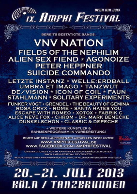 Amphi Festival 2013 Flyer