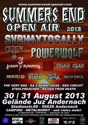 Summers End Open Air 2013